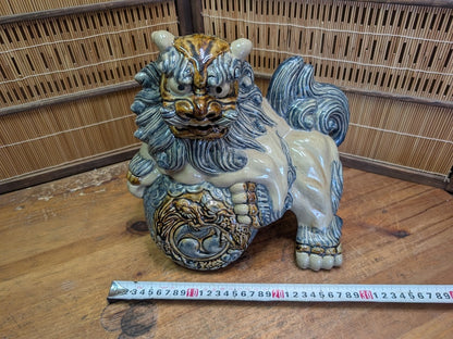 Traditional Okinawa Japan Shisa Shishi Giant Masterpiece Protector