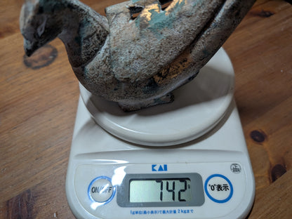 Japanese Vintage Kiji Bird Incense Burner Cast Iron Censer Auction JP