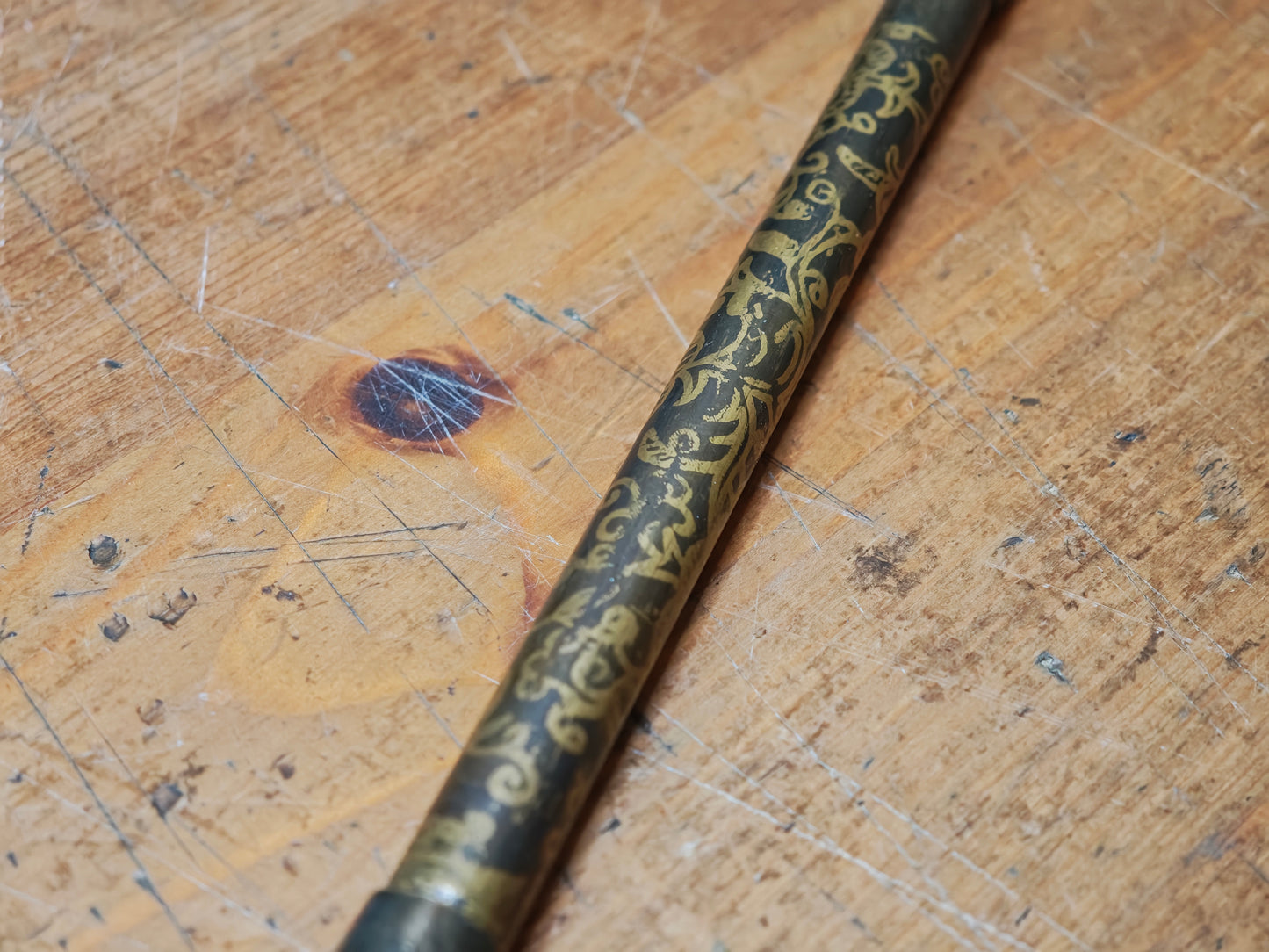 Japanese Kiseru Pipe w/ Box & Bamboo Case Antique Display Auction JP