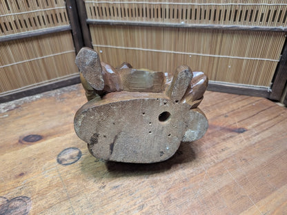 Japanese 1950s Wooden Daikokuten Statue Lucky God of Wealth Auction Japan