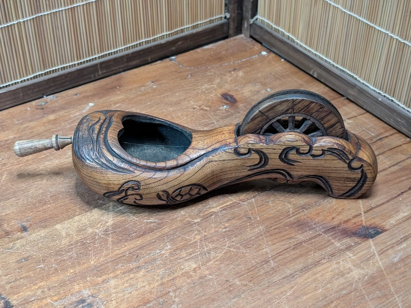 Japanese 1Ink Tray Repurposed Flower Vase Wooden Decor Idea