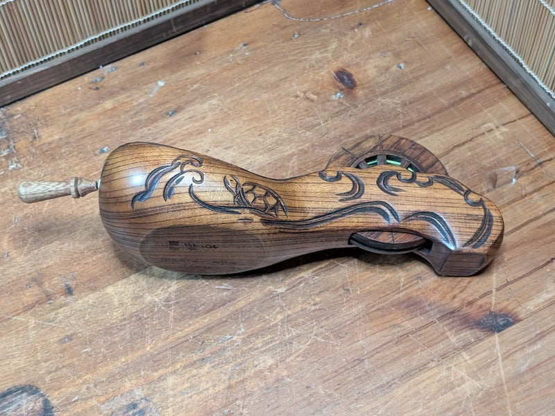 Japanese 1Ink Tray Repurposed Flower Vase Wooden Decor Idea