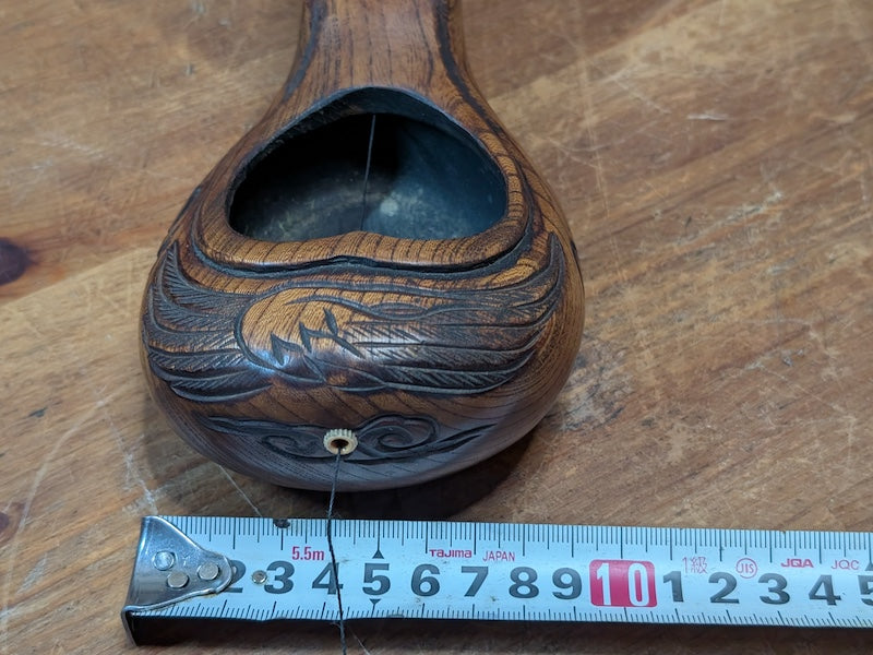 Japanese 1Ink Tray Repurposed Flower Vase Wooden Decor Idea