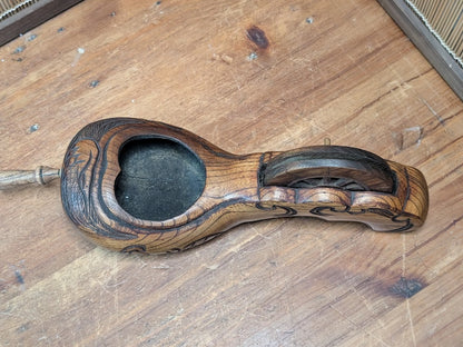 Japanese 1Ink Tray Repurposed Flower Vase Wooden Decor Idea