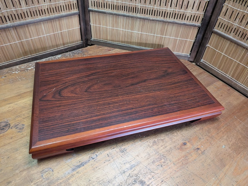 Japanese Kokutan ebony Wood Bonsai Table Heavy Kadai Plant Stand