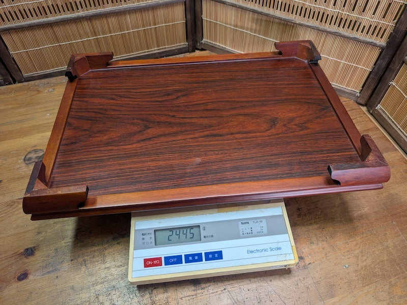 Japanese Kokutan ebony Wood Bonsai Table Heavy Kadai Plant Stand