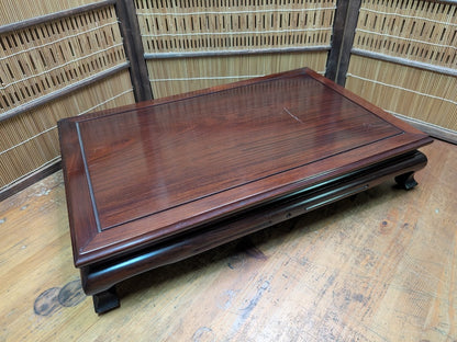 Japanese 1980s Kokutan Wood Bonsai Table Heavy Kadai Auction Japan