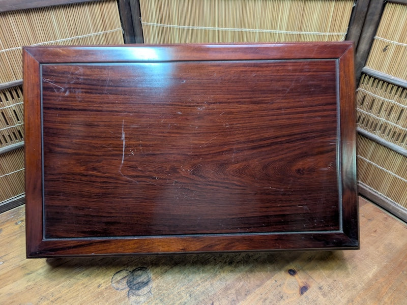 Japanese 1980s Kokutan Wood Bonsai Table Heavy Kadai Auction Japan