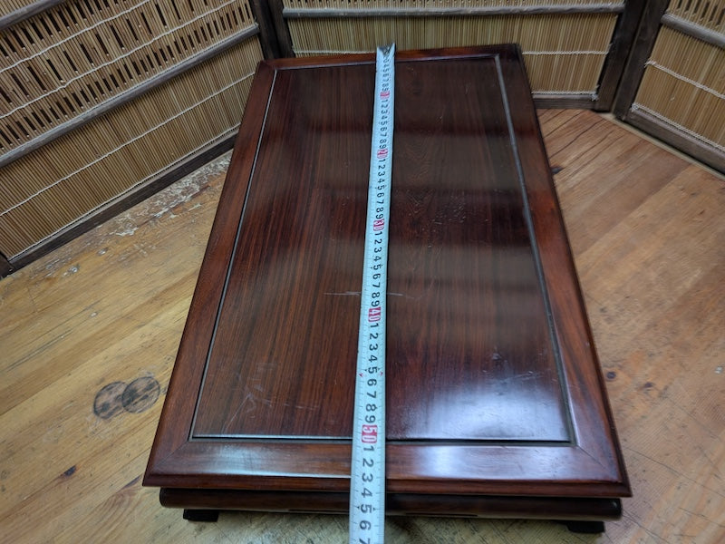 Japanese 1980s Kokutan Wood Bonsai Table Heavy Kadai Auction Japan