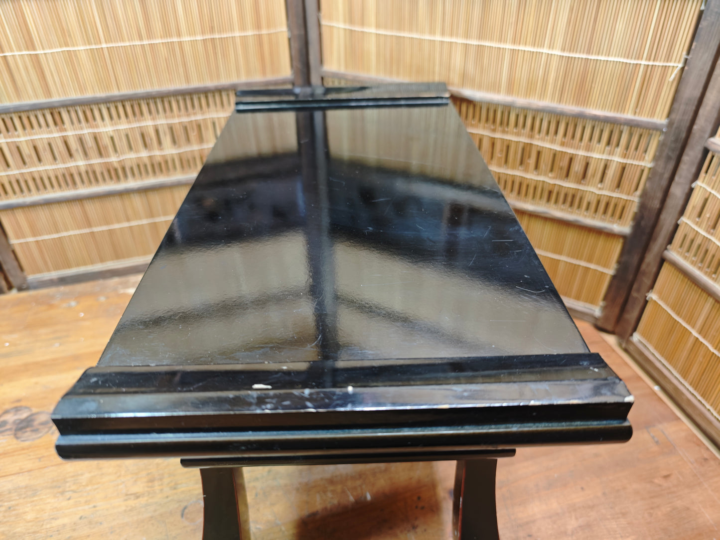 Japanese Antique Buddhist Altar Table Wooden Butsudan Stand Drawer
