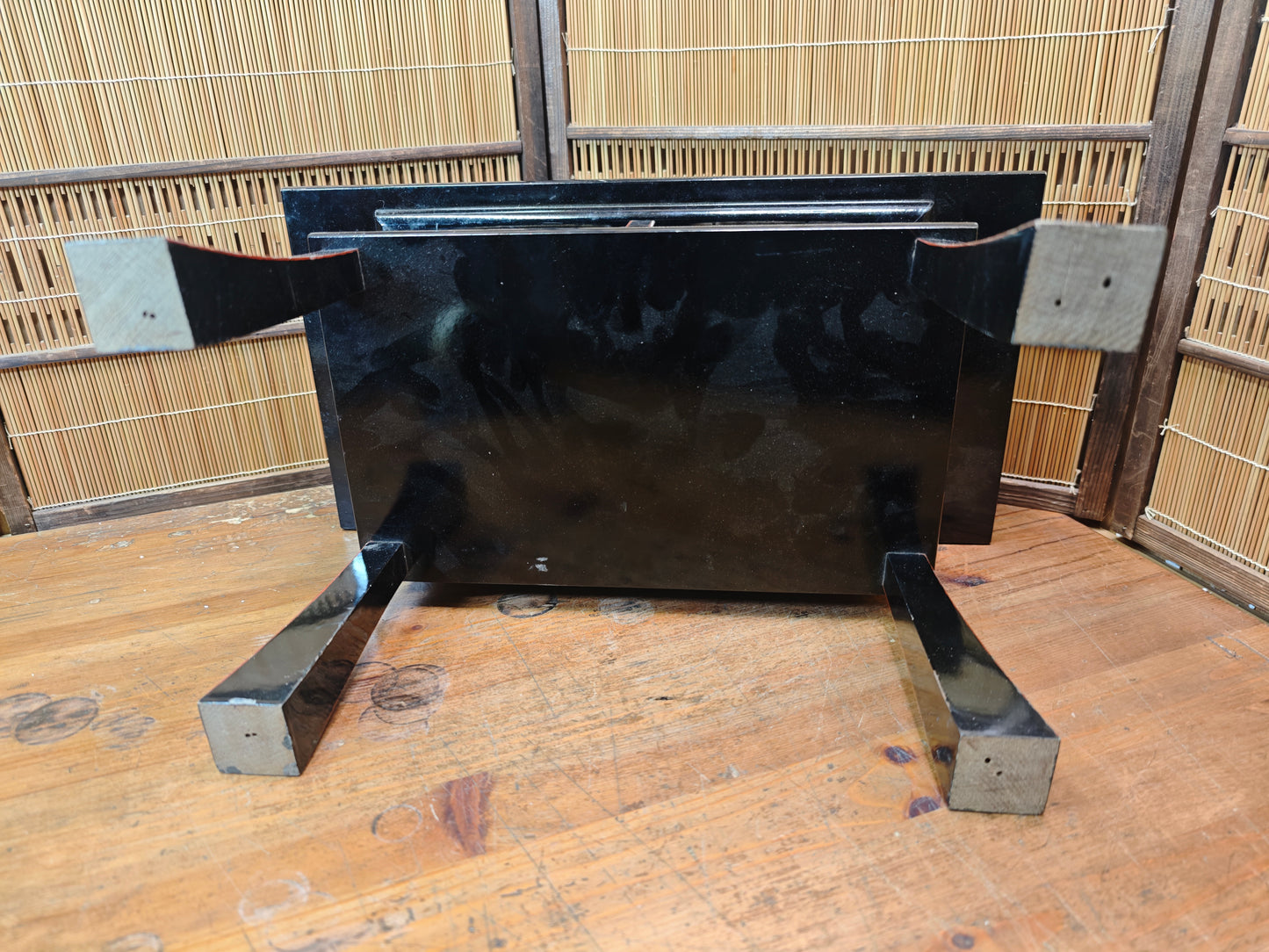 Japanese Antique Buddhist Altar Table Wooden Butsudan Stand Drawer