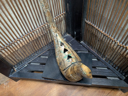 Japanese 1940s Kiji Bird Incense Burner Antique Metal Buddhist Censer Vintage Japan