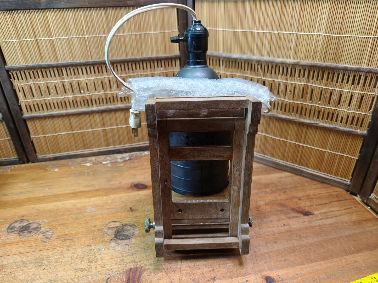 Japanese Taisho X-Ray Lamp Restored Antique Matsushita Electric