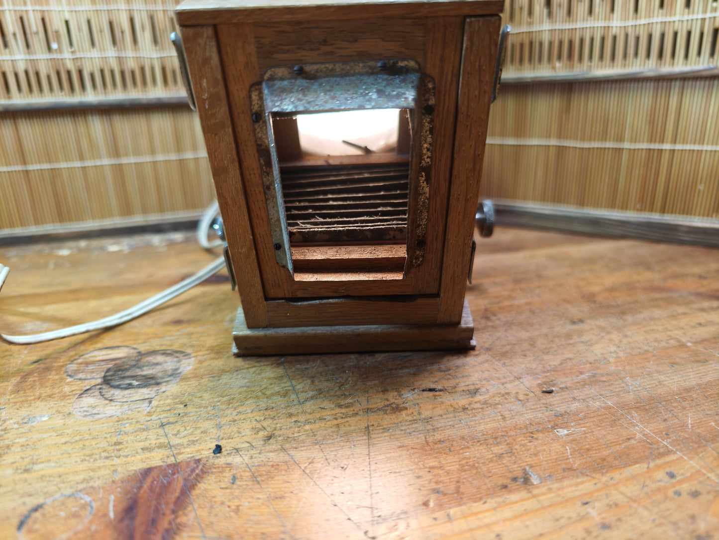 Japanese Taisho X-Ray Lamp Restored Antique Matsushita Electric