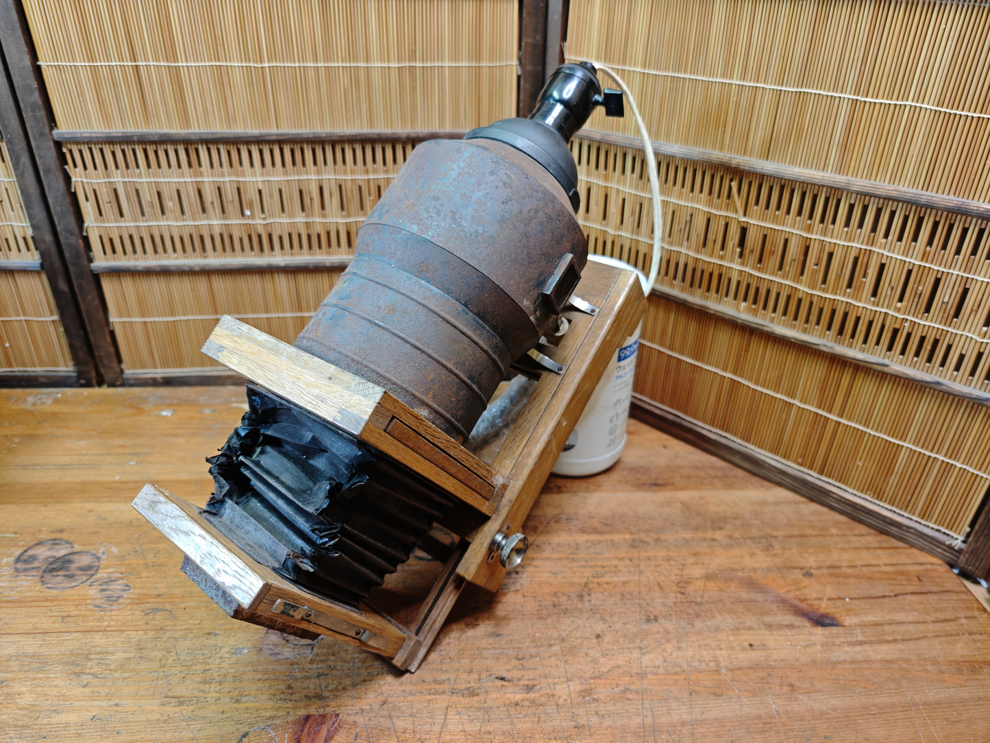 Japanese Taisho X-Ray Lamp Restored Antique Matsushita Electric
