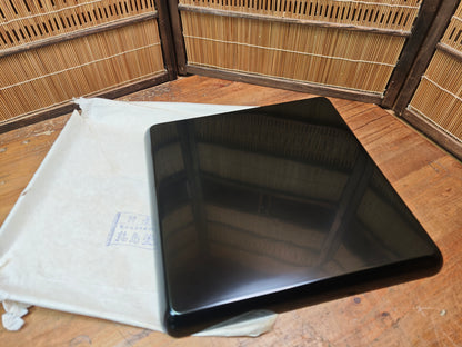 Authentic Meiji Era Wajima Nuri Obon Tray Antique Japanese Lacquerware
