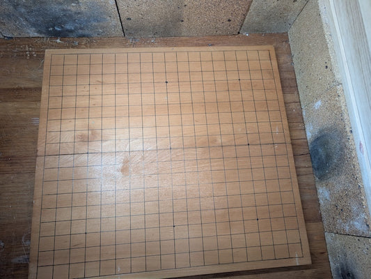 Japanese Go Game Hand engraved folding board Vintage Made in Japan C55