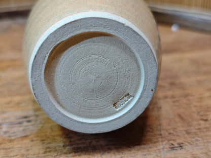 Japanese Hyotan Vase Shosuke Kiln Pottery Signed Box Document Vintage