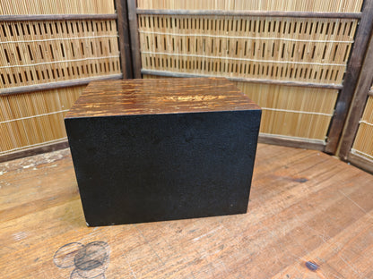 Vintage Japanese Kabazaiku Sakura Bark Tansu Chest Two Drawer 1980s Japan