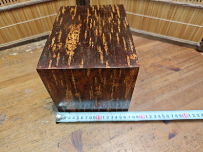 Vintage Japanese Kabazaiku Sakura Bark Tansu Chest Two Drawer 1980s Japan