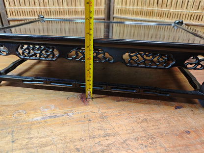 Japanese Kokutan Bonsai Display Table Kadai Ebony Stand Vintage Japan