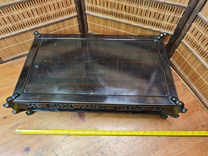 Japanese Kokutan Bonsai Display Table Kadai Ebony Stand Vintage Japan