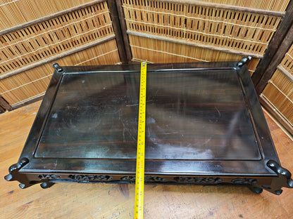 Japanese Kokutan Bonsai Display Table Kadai Ebony Stand Vintage Japan