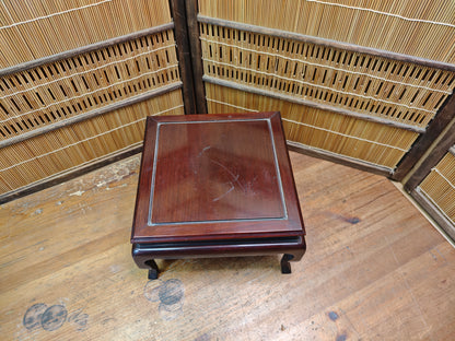 Japanese Kokutan Ebony Style Wood Bonsai Kadai Vintage Plant Stand Japan