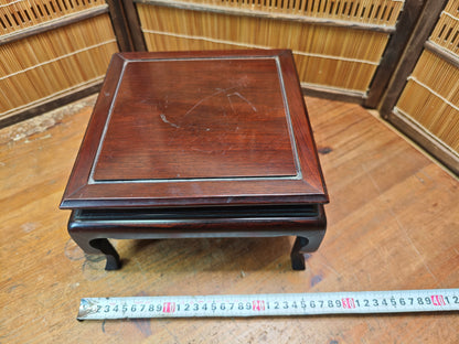 Japanese Kokutan Ebony Style Wood Bonsai Kadai Vintage Plant Stand Japan