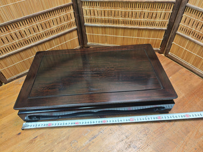 Vintage Japanese Kokutan Style Bonsai Table Kadai Display Stand