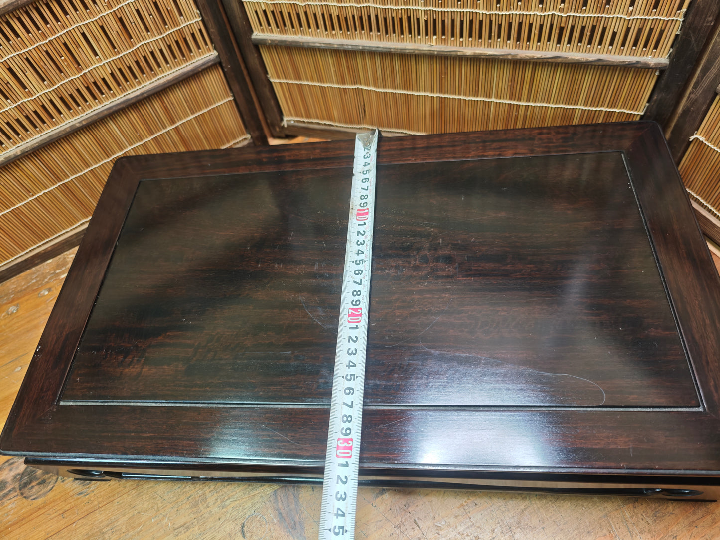 Vintage Japanese Kokutan Style Bonsai Table Kadai Display Stand