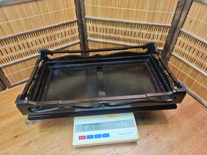 Vintage Japanese Kokutan Style Bonsai Table Kadai Display Stand
