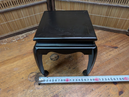 Vintage Japanese Bonsai Table Kadai 1970s Kokutan Style Wood Display Stand