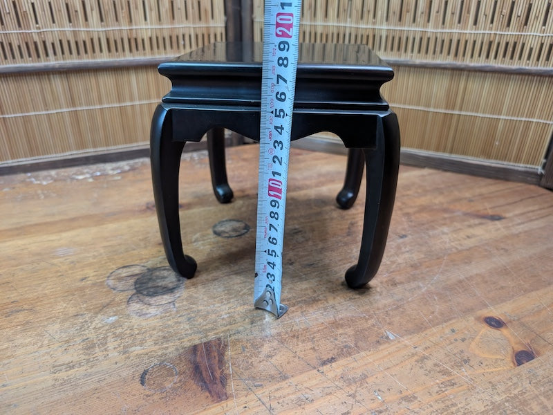 Vintage Japanese Bonsai Table Kadai 1970s Kokutan Style Wood Display Stand