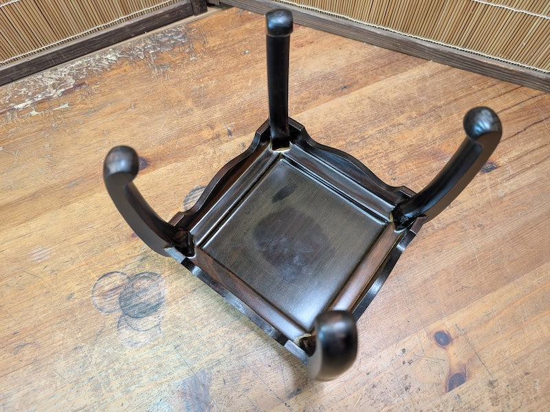Vintage Japanese Bonsai Table Kadai 1970s Kokutan Style Wood Display Stand