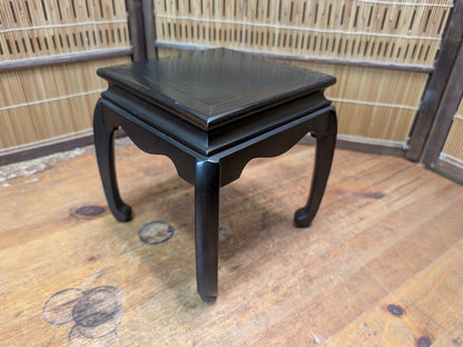Vintage Japanese Bonsai Table Kadai 1970s Kokutan Style Wood Display Stand