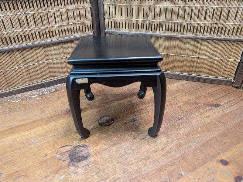 Vintage Japanese Bonsai Table Kadai 1970s Kokutan Style Wood Display Stand