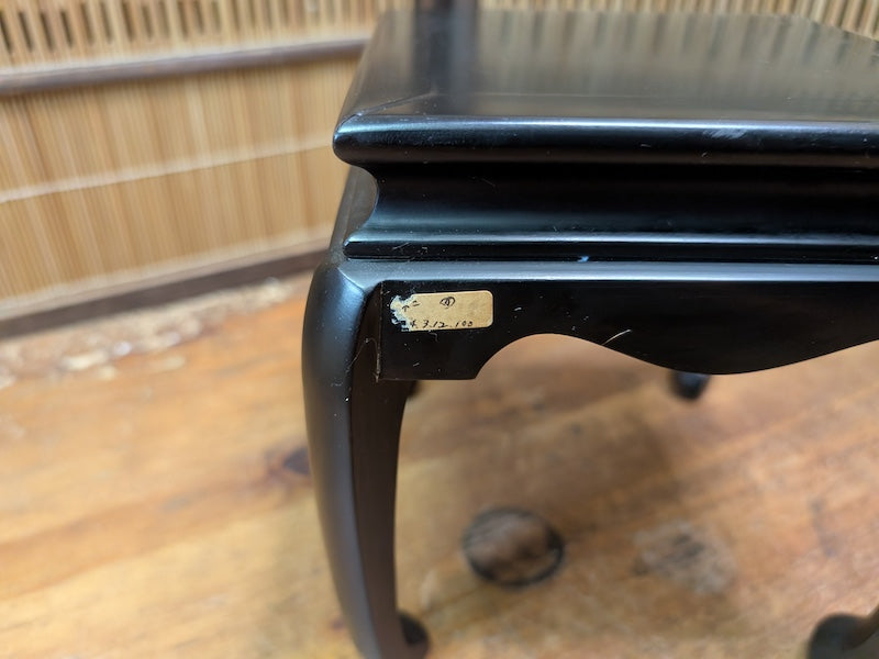 Vintage Japanese Bonsai Table Kadai 1970s Kokutan Style Wood Display Stand