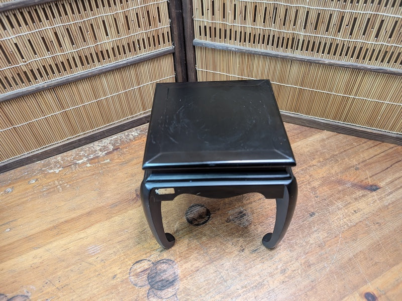 Vintage Japanese Bonsai Table Kadai 1970s Kokutan Style Wood Display Stand