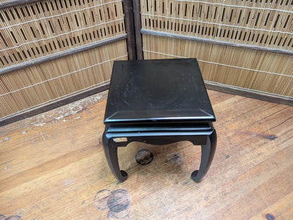 Vintage Japanese Bonsai Table Kadai 1970s Kokutan Style Wood Display Stand