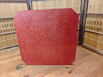 Vintage Japanese Lacquer Kadai Buddhist Altar Table Red Wood with Box