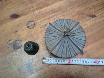 Japanese Vintage Nambu Cast Iron Hanging Lantern Wind Bell Lucky Charm