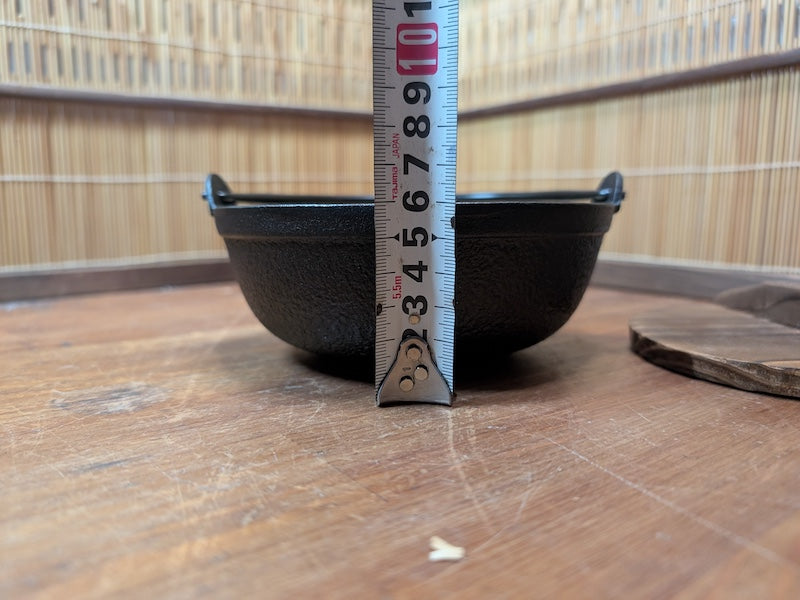 Japanese Nambu Cast Iron Sukiyaki Pot 1990s Unused With Lid Japan