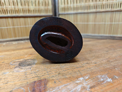 Japanese Nambu Tekki Wind Bell in Handmade Bamboo Art Vintage 1950s