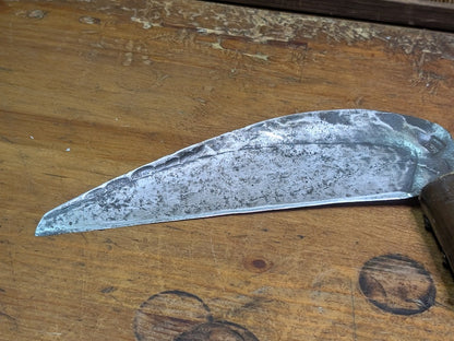 1950s Japanese Ninja Kama Samurai Weapon Signed Forged Steel Artifact