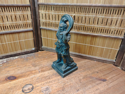 Japanese Niō Guardian Statue 1960s Showa Kongō Rikishi Temple Figure Rare
