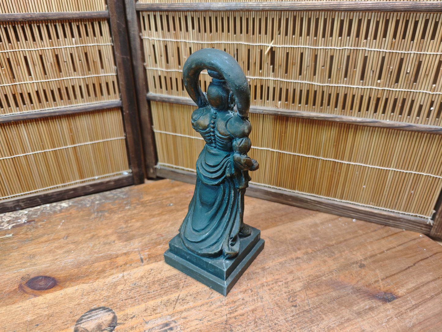 Japanese Niō Guardian Statue 1960s Showa Kongō Rikishi Temple Figure Rare