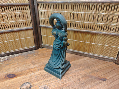 Japanese Niō Guardian Statue 1960s Showa Kongō Rikishi Temple Figure Rare
