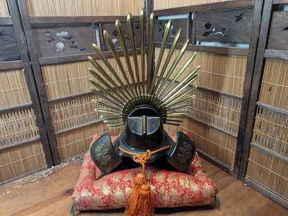 Japanese Samurai Kabuto Helmet 兜 Authentic Antique Armor Auction Japan