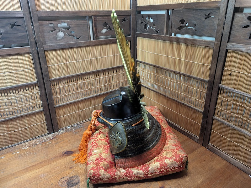 Japanese Samurai Kabuto Helmet 兜 Authentic Antique Armor Auction Japan